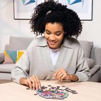 Houten puzzel - Vorm - 150 stukjes - Kleurrijke vos - thumbnail