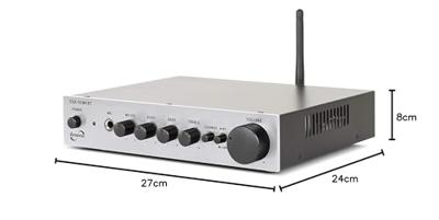 Dynavox ESA-18 MK BT audio versterker - Zilver - thumbnail