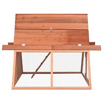 VidaXL Konijnenhok 152x127x109,5 cm massief vurenhout VidaXL Konijnenhok 152x127x109,5 cm massief vurenhout