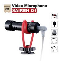 Ulanzi Smartphone vlog KIT EXTRA: mini-statief, telefoonhouder, dual cold shoe-mount, microfoon & LED-lamp - thumbnail