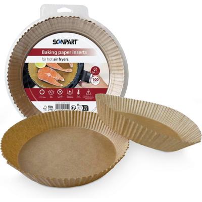 ScanPart 2910070003 Heteluchtfritteuspapier 20 cm rond, 100 stuks