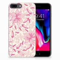 Apple iPhone 7 Plus | 8 Plus | TPU Case | Pink Flowers - thumbnail