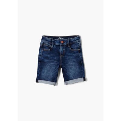 s.Oliver regular fit jeans bermuda dark denim
