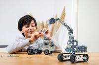 Eitech Constructieset Kraanwagen Staal Zilver 69-delig - thumbnail