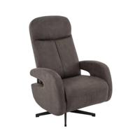 LABEL51 Fauteuil Esbjerg - Antraciet - Micro Suede - Manueel Verstelbaar - thumbnail