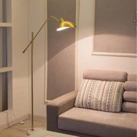 Nordic Gold Luxe Vloerlamp - Minimalistisch Design met Marmeren Basis - thumbnail