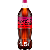 CocaCola Zero Sugar Cherry Frisdrank 1,5 L bij Jumbo - thumbnail