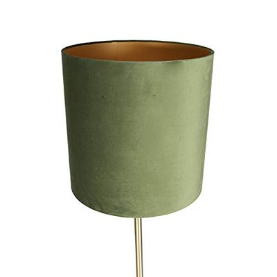 QAZQA Botanische vloerlamp messing met groene kap 40 cm - Simplo QAZQA Botanische vloerlamp messing met groene kap 40 cm - Simplo