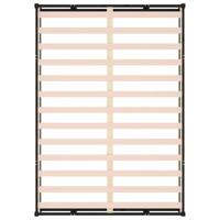 Bedframe massief hout zwart 120x200 cm - thumbnail