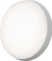 Wandlamp of plafonniere Konstsmide Cesena 7974-250 mat wit 230V round Ø 17.5cm, vandalismebestendig glas, 1x 10W - thumbnail