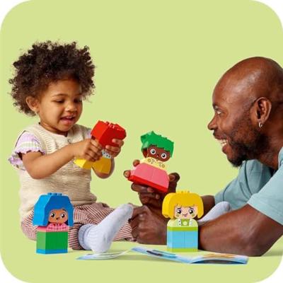 LEGO 10415 DUPLO My First Strong Emotions and Big Feelings, speelgoed voor baby's, 23 kleurrijke stenen en 4 personages. - thumbnail