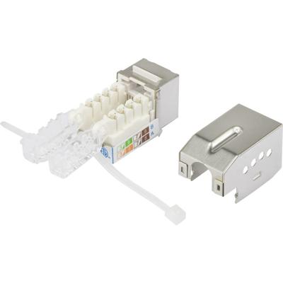Renkforce RJ45-inbouwmodule Met vergrendelingsfunctie Keystone CAT 6A KSV10 Renkforce RJ45-inbouwmodule Met vergrendelingsfunctie Keystone CAT 6A KSV10