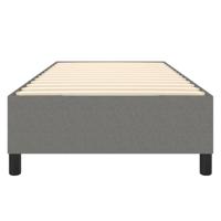Boxspringframe stof donkergrijs 90x190 cm - thumbnail