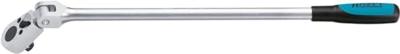 HAZET Omschakelratel · lang · met scharnier 916GL · 1/2 inch (12,5 mm) vierkant massief · Lengte: 511 mm