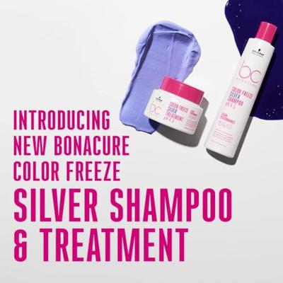 Schwarzkopf - Bonacure Color Freeze Silver Shampoo 1000 ml Dames - thumbnail