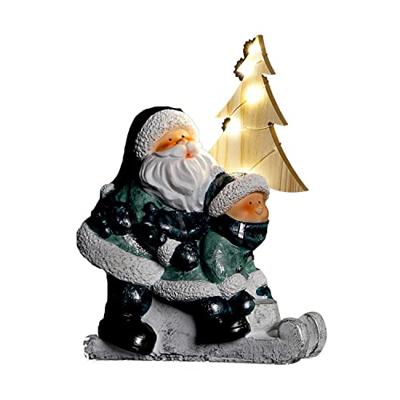 Kerstversiering DKD Home Decor Hars (20 x 9 x 22 cm) (3 Stuks)