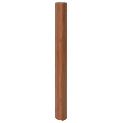 Vloerkleed rechthoekig 60x100 cm bamboe bruin - thumbnail