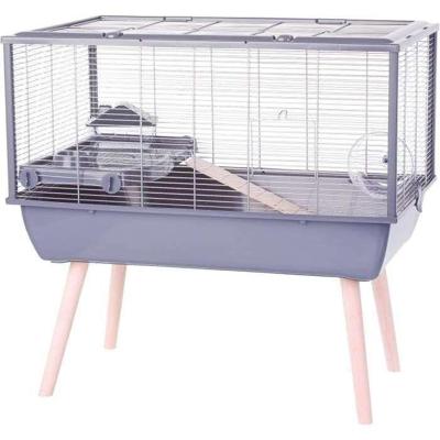 Verhoogde knaagdierenkooi - ZOLUX - Néolife - Voor hamsters - 78 x 48 x 75 cm - Grijs