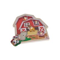 Eichhorn - houten nopjespuzzel met geluid 6dlg. - thumbnail