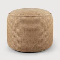 Ethnicraft Outdoor Poef 'Donut' 50cm, kleur Marsala - thumbnail