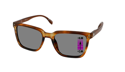 Zonneleesbril Vista Bonita Cubo XL Progressief-Amber Dawn-+2.00