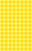 Avery-Zweckform 3013 Etiketten Ø 8 mm Papier Geel 416 stuk(s) Permanent hechtend Etiketten voor markeringspunten - thumbnail