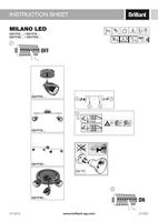 Brilliant Milano G21713/76 Plafondspot LED GU10 6 W Chroom, Zwart - thumbnail