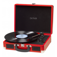 Denver VPL-120 USB-platenspeler Rood - thumbnail