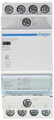 Hager ESC425S Installatiezekeringautomaat 4x NO 400 V Piece 1 stuk(s) Hager ESC425S Installatiezekeringautomaat 4x NO 400 V Piece 1 stuk(s)