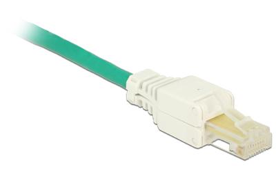 DeLOCK rj45 plug cat.5e utp toolfree stekker (wit, 2 stuks)