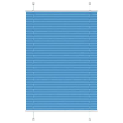 Pliss rolgordijn 100x150 cm stofbreedte 99,4cm polyester blauw