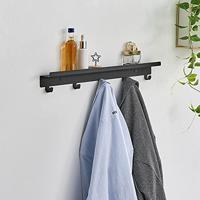 ACAZA Wandkapstok Zwart - thumbnail