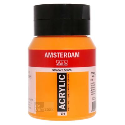 Royal Talens Amsterdam Acrylverf 500 ml - Azo-oranje 276
