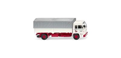 Wiking 084911 H0 Vrachtwagen Büssing BS 16 L vrachtwagen met laadbak en huif Bruns Wiking 084911 H0 Vrachtwagen Büssing BS 16 L vrachtwagen met laadbak en huif Bruns