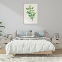 Nachtkastjes 2 st bewerkt hout betongrijs - thumbnail