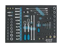 Hazet Dopsleutelset Metrisch 1/4 (6.3 mm), 3/8 (10 mm), 1/2 (12.5 mm) 90-delig 163-139/90 - thumbnail