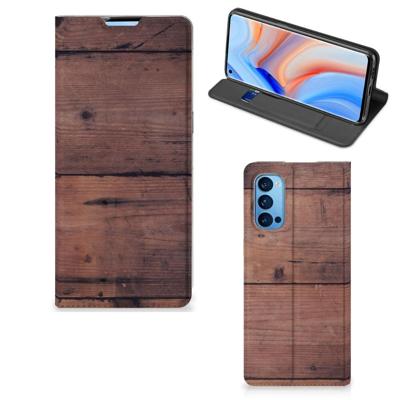OPPO Reno4 Pro 5G Book | Wallet Case | Old Wood