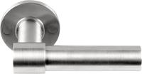 Formani Piet Boon ONE PBL20/50 deurkruk geveerd op rozet - mat RVS - thumbnail