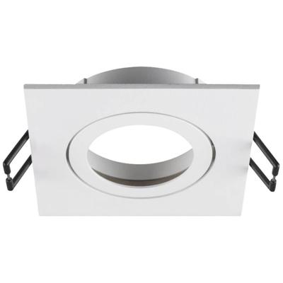 SLV InbouwringNew Tria 68 vierkant wit - zonder fitting - 1007328