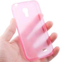 0 3 mm Ultra Thin Polycarbonaat Materialen PC Protection Shell voor Galaxy S IV mini / i9190 (Roze) - thumbnail