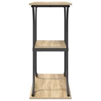 Wandtafel Sonoma eiken 101 x 35 x 80.5 cm Bewerkt hout - thumbnail