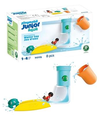 Playmobil® Junior Aqua giet- en speelwatertank met glijbaan