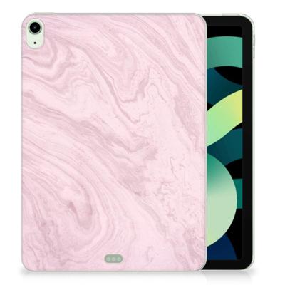 iPad Air (2020/2022) 10.9 inch Tablet Back Cover Marble Pink - Origineel Cadeau Vriendin iPad Air (2020/2022) 10.9 inch Tablet Back Cover Marble Pink - Origineel Cadeau Vriendin