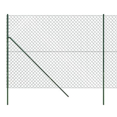 VidaXL Gaashek 2x10 m groen