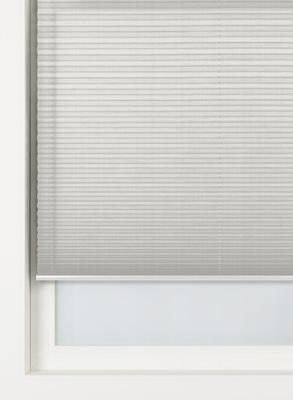 HEMA Plisse enkel linnen transparant lichtgrijs (lichtgrijs)