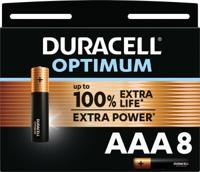 Duracell Optimum Alkaline AAA 8 pack LR03 - thumbnail