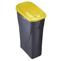 Recycling prullenbak Mondex Ecobin Geel Met deksel - thumbnail