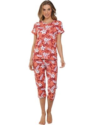 Bamboe pyjama flamingoroze Pastunette Bamboe pyjama flamingoroze Pastunette