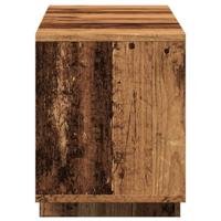 Tv-meubel 120x30x40,5 cm bewerkt hout oud houtkleurig - thumbnail