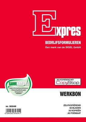 Sigel Expres werkbonblok, ft A5, Nederlands, dupli (50 x 2 vel) Sigel Expres werkbonblok, ft A5, Nederlands, dupli (50 x 2 vel)
